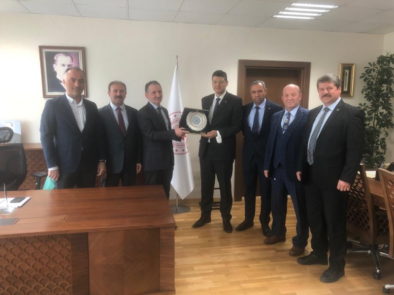 Sanayi ve Teknoloji Bakanlığı Yönetim Hizmetleri Genel Müdürü Sayın Osman SAVAŞ ziyaret edildi.