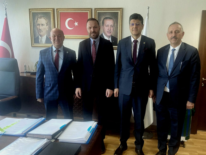 SANAYİ VE TEKNOLOJİ BAKANLIĞI YÖNETİM HİZMETLERİ GENEL MÜDÜRÜNÜ ZİYARET ETTİK