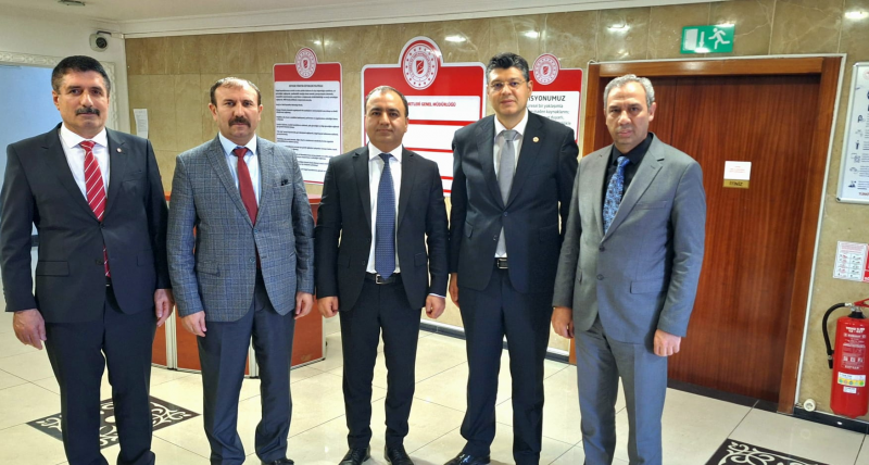 ENERJİ VE TABİ KAYNAKLAR BAKANLIĞI YÖNETİM HİZMETLERİ GENEL MÜDÜRÜ ZİYARET EDİLDİ